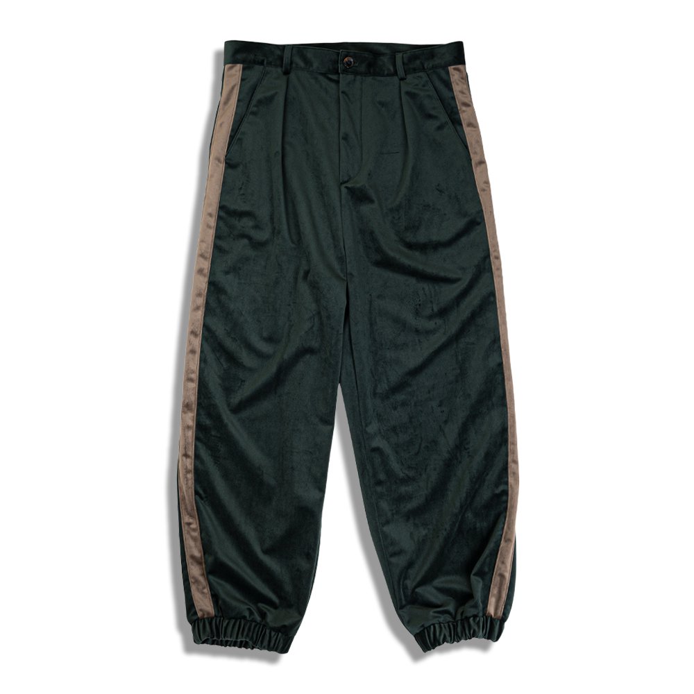 DARENIMO ˥ / velvet line track pants(riri zipper)
